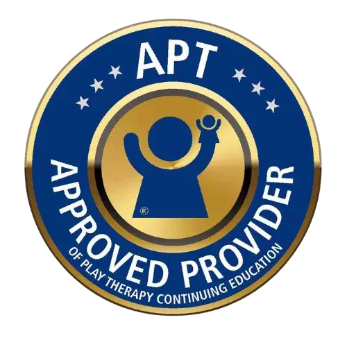 APT Approved Provider logo for Registered Play Therapy supervision