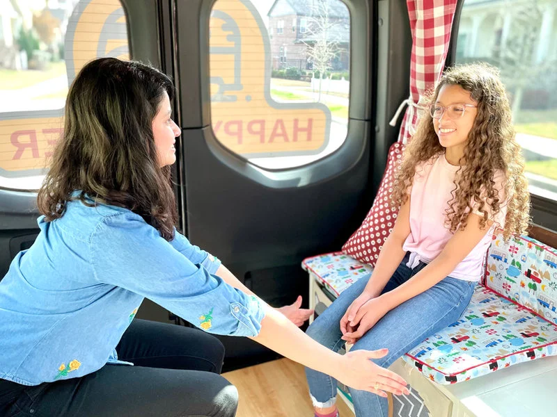 Concierge mobile play therapy office in Houston, Texas